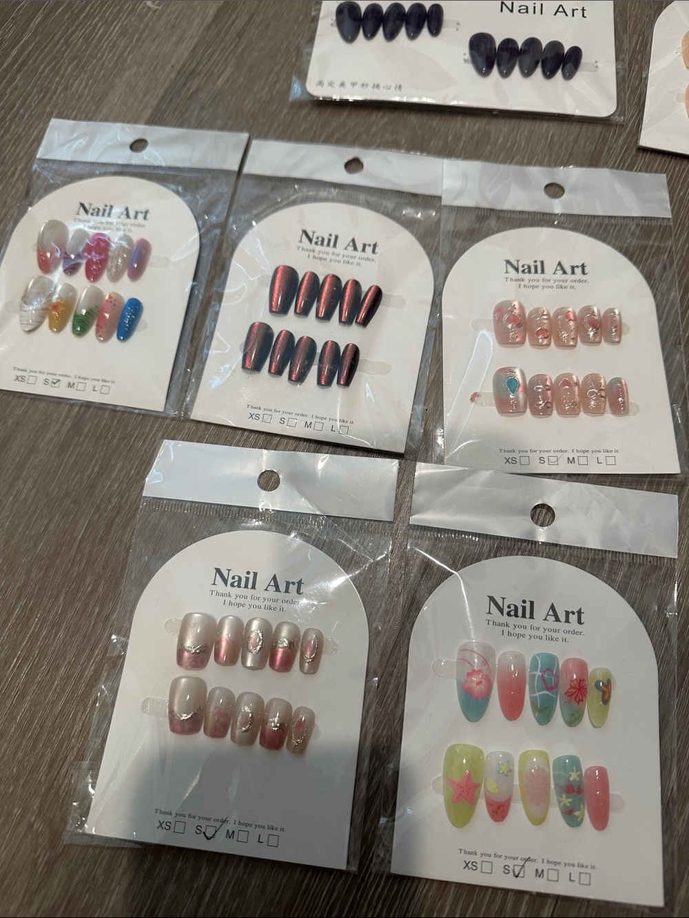 Assorted Press-On Nail Sets - Multiple Color Styles nail bundle set 12